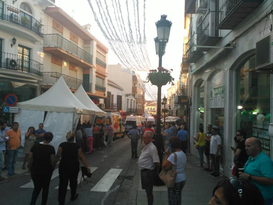 Explosión en el centro de Vélez-Málaga