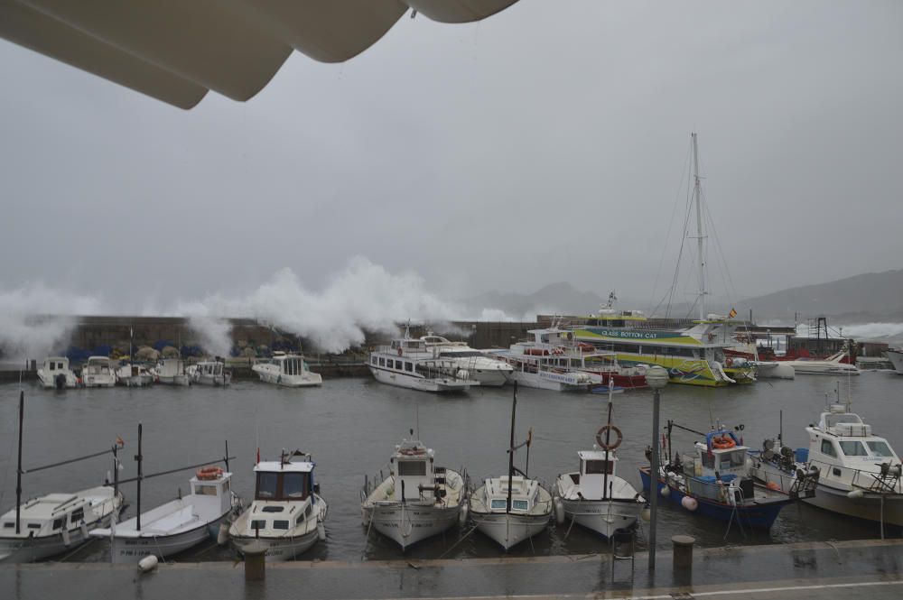 Los estragos del temporal en Mallorca