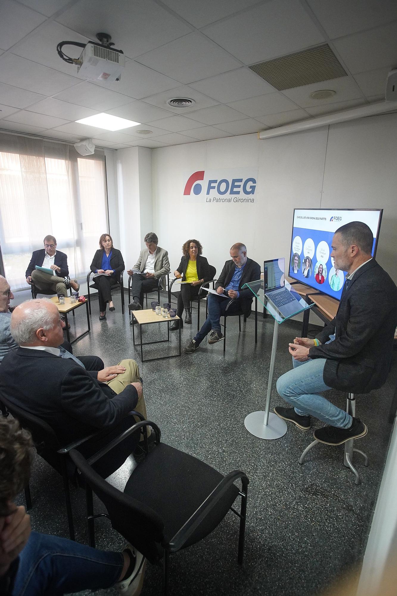 El debat dels candidats gironins a la FOEG en imatges