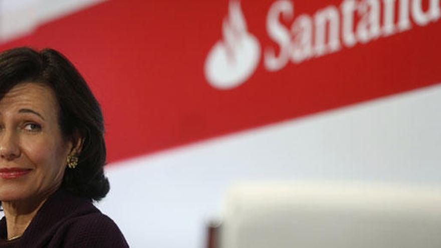 La presidenta del Santander, Ana Botín.