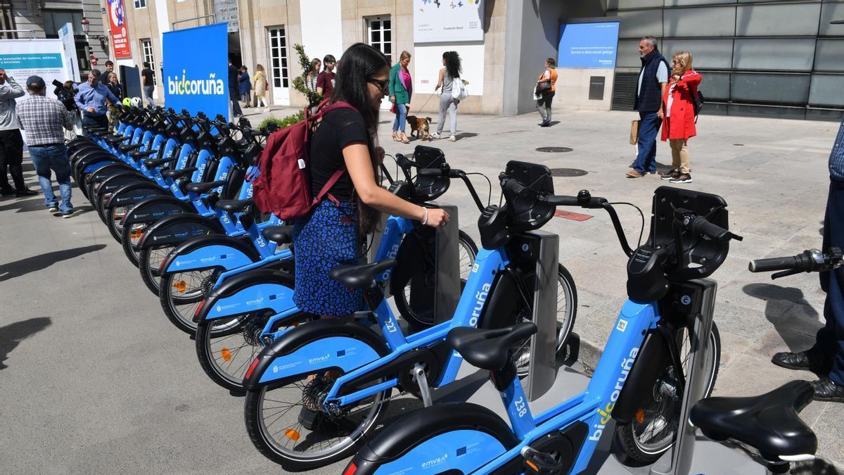 Bicicoruña se renueva con bicicletas eléctricas.