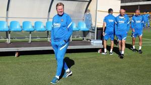 Koeman: «¿La meva relació amb Laporta? No contestaré a això»