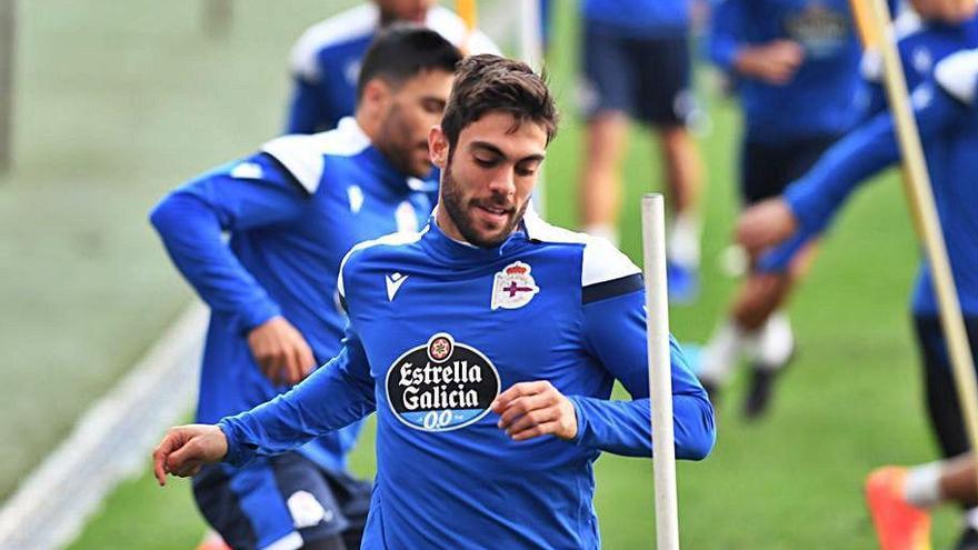 Salva Ruiz, durante un entrenamiento.