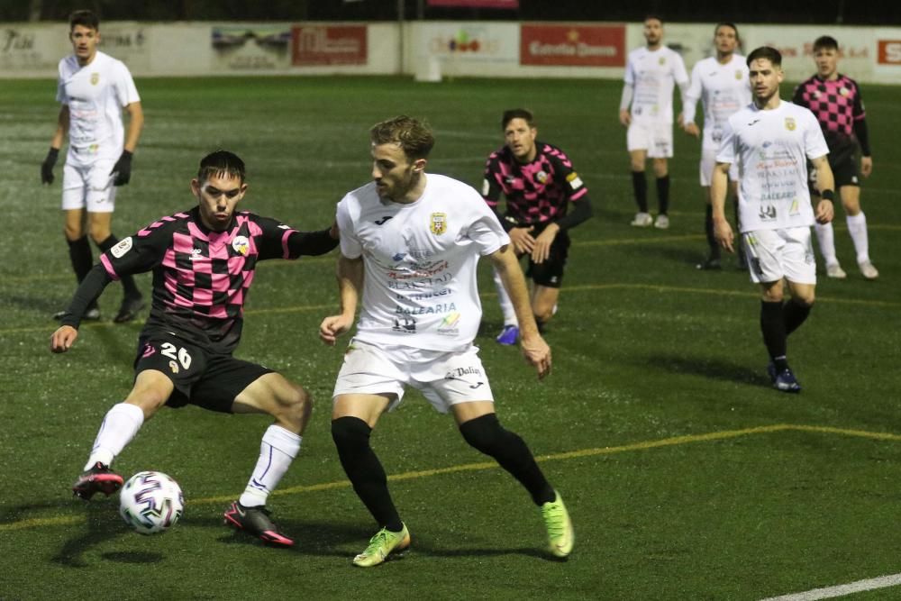 El cuadro santaeulaliense alcanza por primera vez la tercera ronda de la Copa del Rey tras lograr la clasificación en un trabajado encuentro