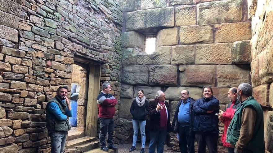 La torre del Breny, el dia que es va fer lliurament de les obres realitzades