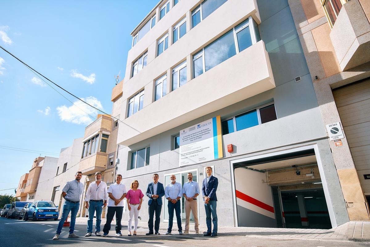 Visocan invierte 2,2 millones de euros en poner en uso 17 viviendas protegidas en Ingenio y Vecindario.