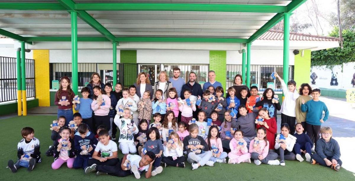Alumnos del colegio Los Olivos que han participado en el proyecto.