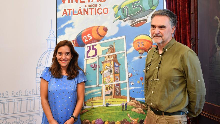 Viñetas desde o Atlántico presenta el cartel de sus 25 años en A Coruña