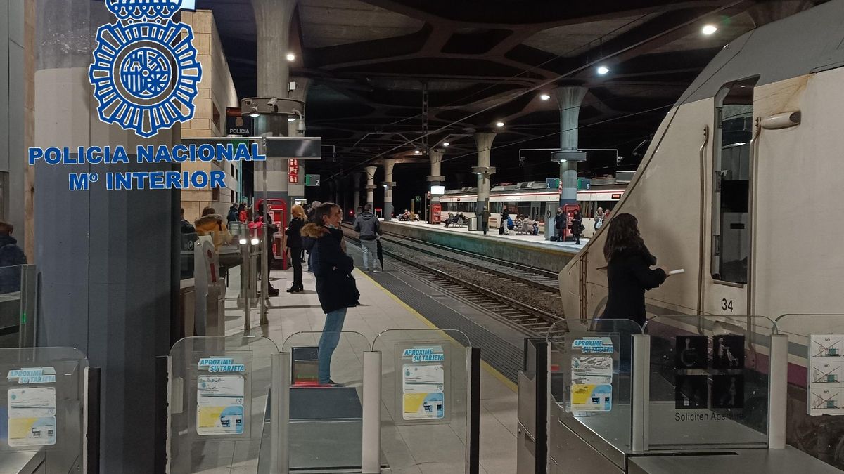 La estación de trenes de Oviedo.