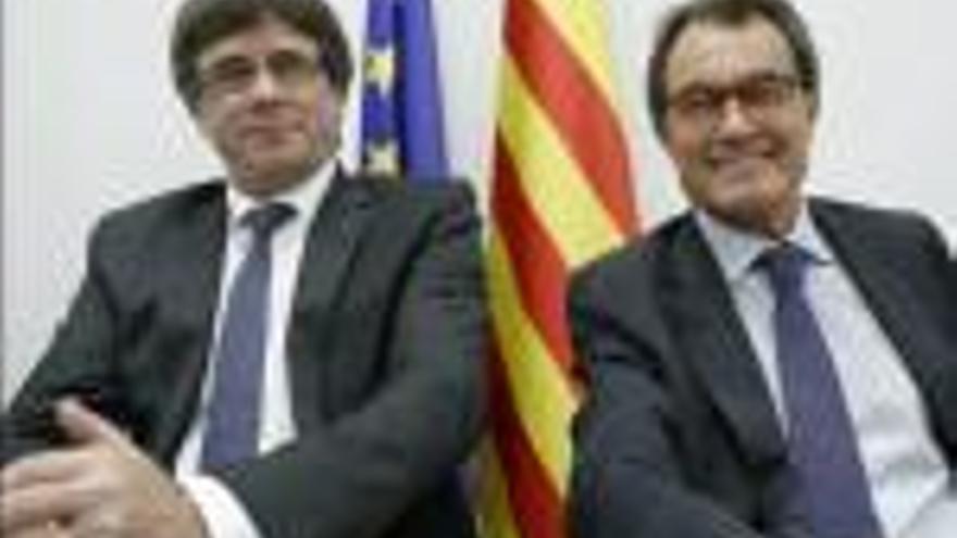 Carles Puigdemont i Artur Mas, en una imatge d&#039;aquesta setmana.