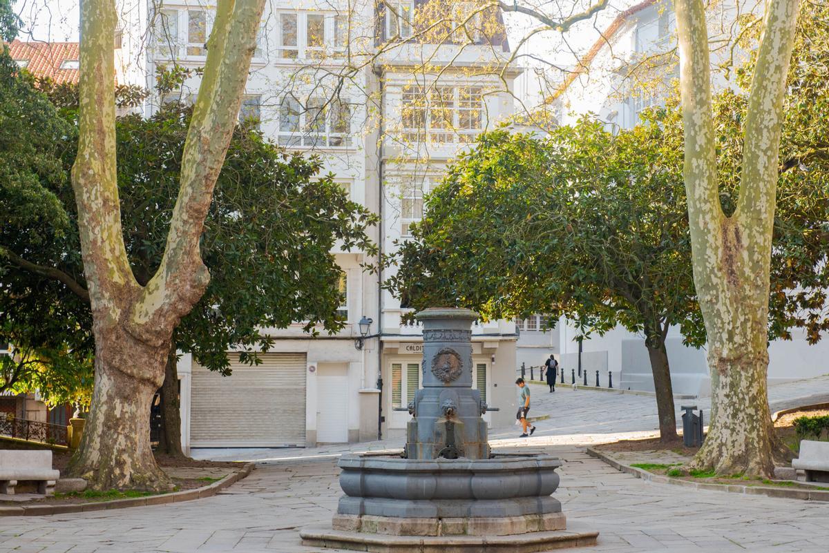 La Plaza de Azcárraga en la Ciudad Vieja de A Coruña