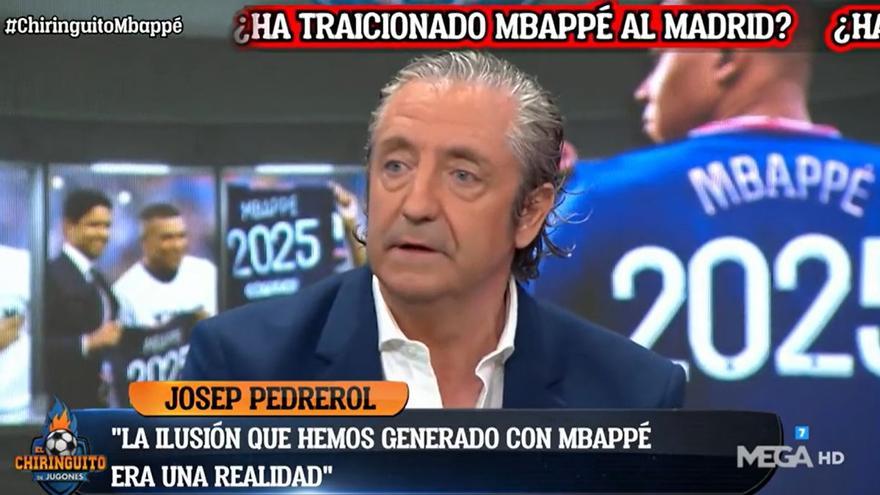 Josep Pedrerol reconoce su &quot;error&quot; en el caso de Mbappé: &quot;Me fie de su palabra&quot;