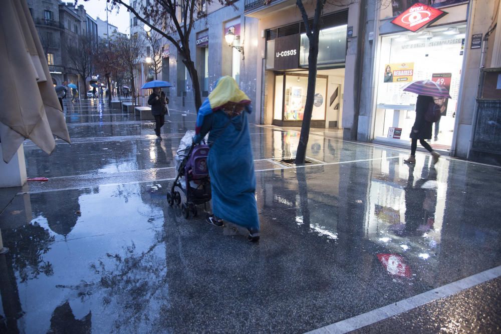 Dimarts de pluja a la Catalunya Central amb el pas de la borrasca Glòria