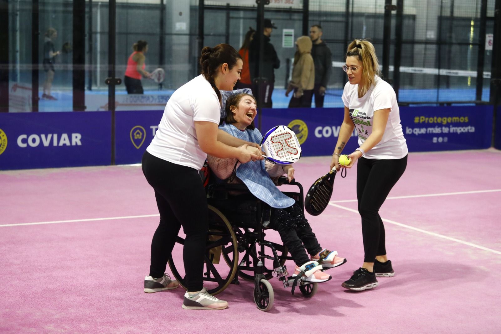 La II Jornada de Pádel de Aspace Zaragoza en Plaza Indoor bate sus registros con 238 jugadores