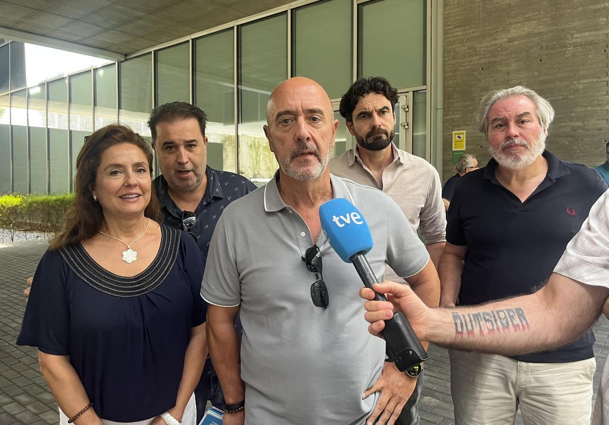 El portavoz de la intersindical de Educación, Antonio Vera.