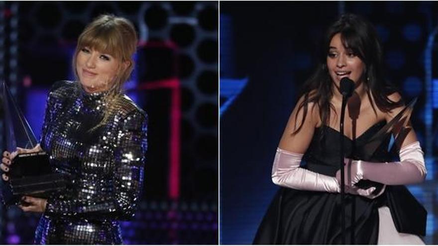 Taylor Swift y Camila Cabello reinan en los AMA