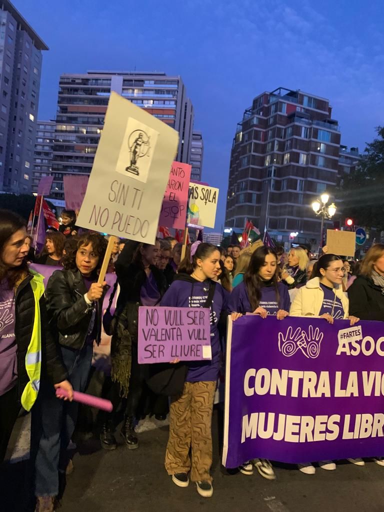 València clama contra la violencia machista