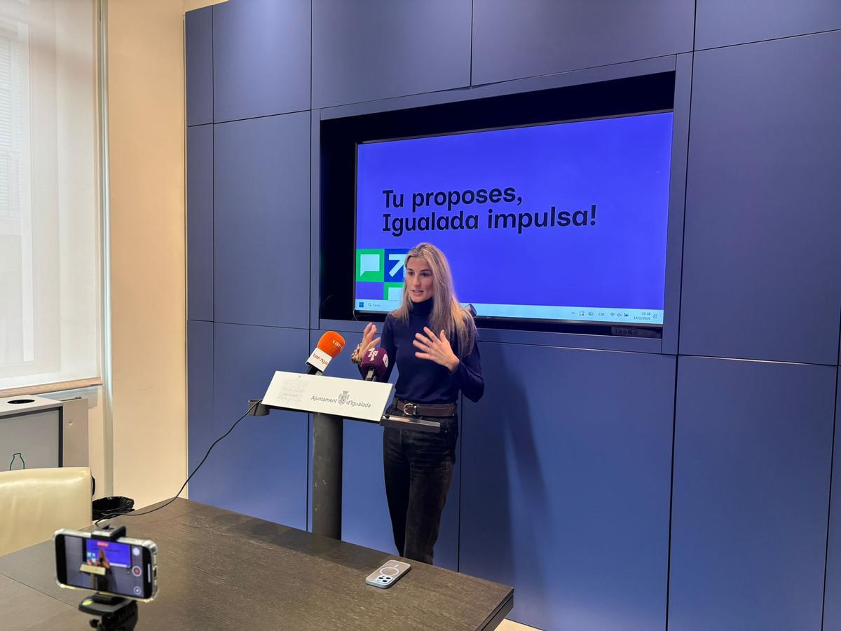 Carlota Carner en la presentació de l'11a edició del projecte Impuls