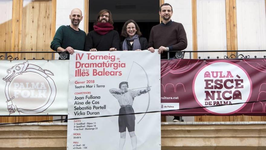 Toni Gomila, Joan Fullana, Marta Ferré y Llorenç Carrió.