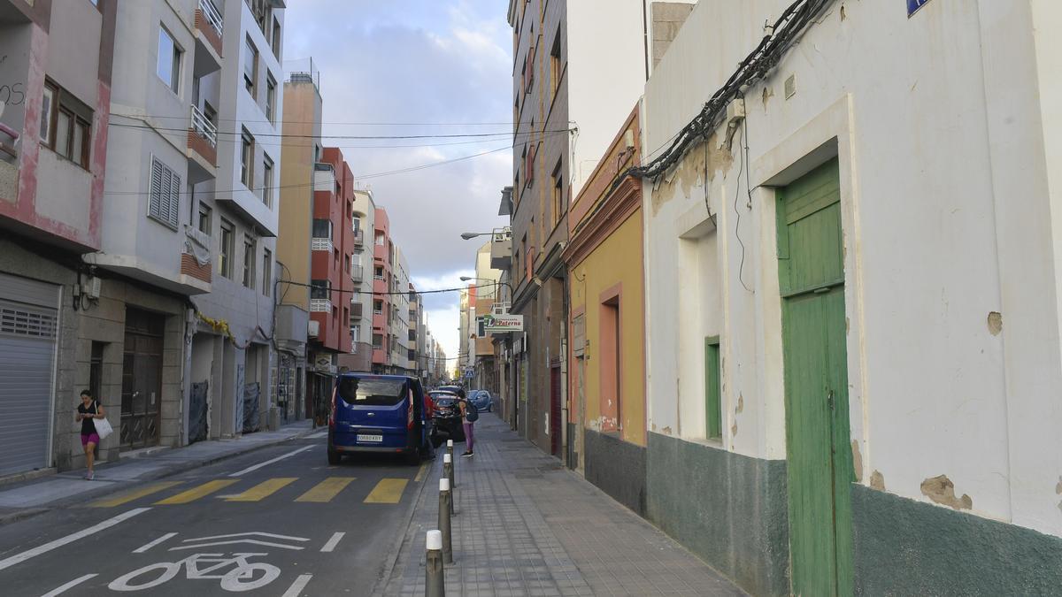 Calle Secretario Padilla, en Las Palmas de Gran Canaria.