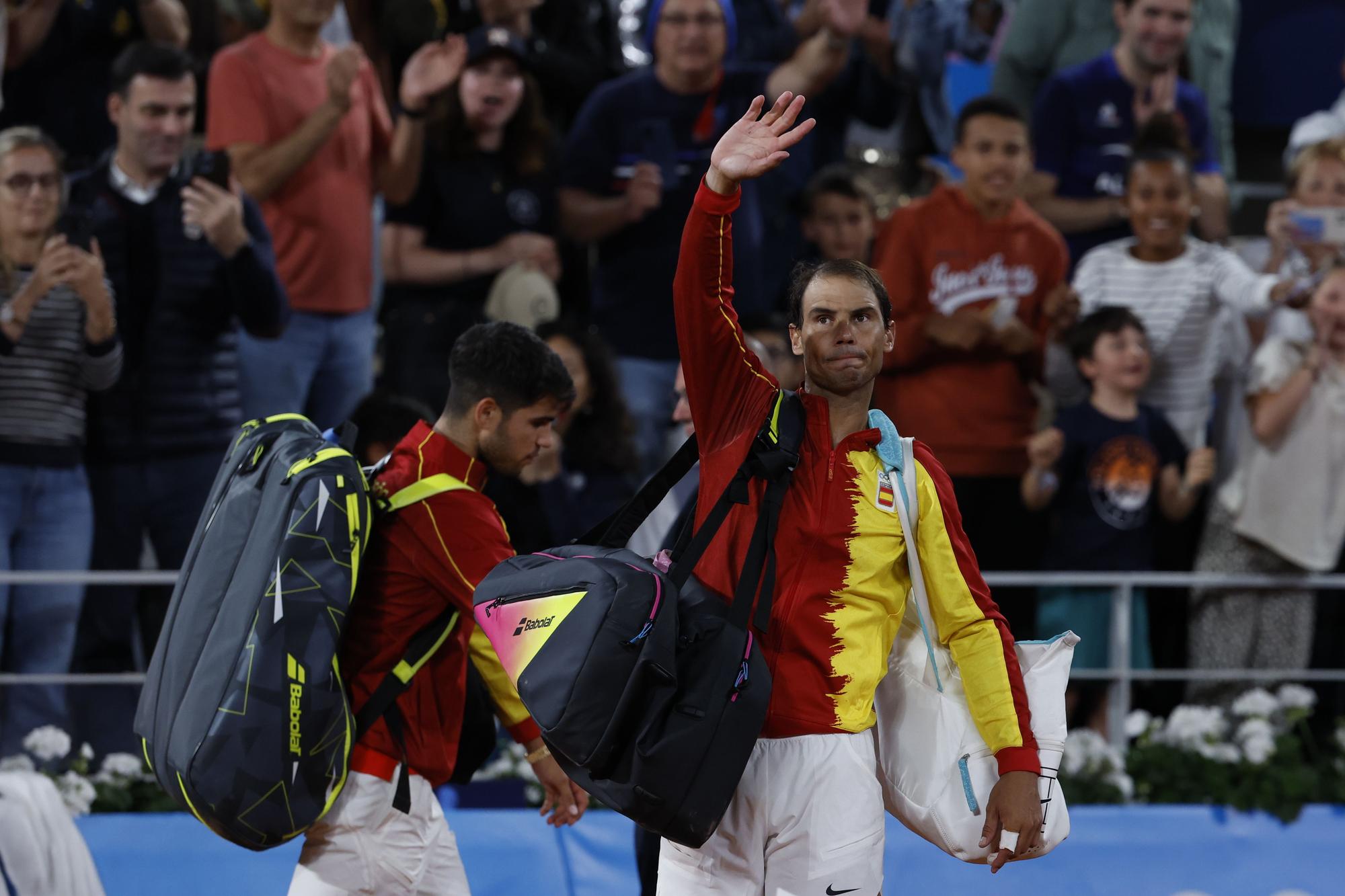 Rafael Nadal y Carlos Alcaraz vs González y Molteni