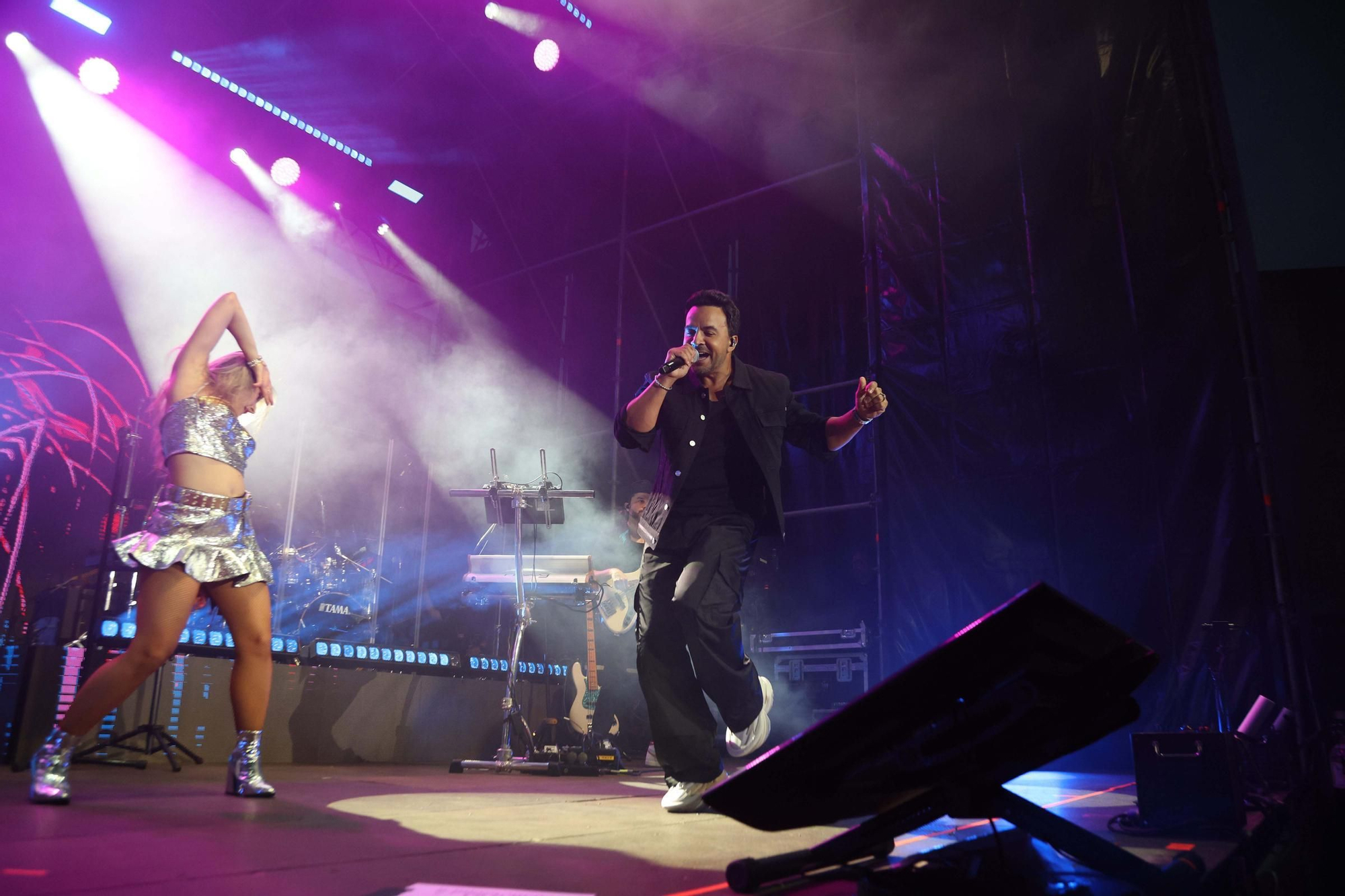 Concierto de Luis Fonsi en el parque de Santa Margarita, en el ciclo Son do Nordés