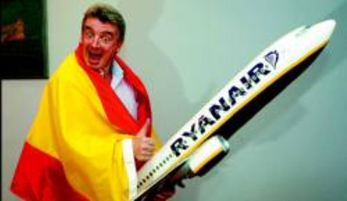 El conseller delegat de Ryanair, Michael O’Leary, en una roda de premsa a Madrid al mes d’agost. El conseller delegat de Ryanair, Michael O’Leary, en una roda de premsa a Madrid al mes d’agost.