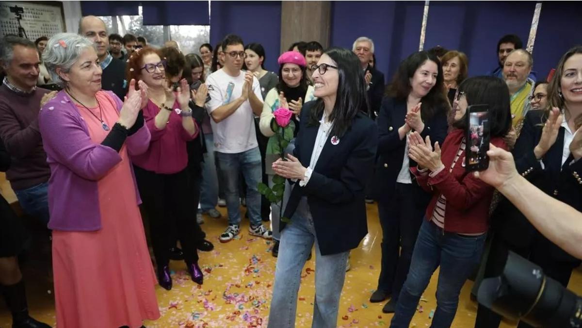 Rosa Crujeiras Casais, elegida rectora de Universidad de Santiago, el 11 de marzo.