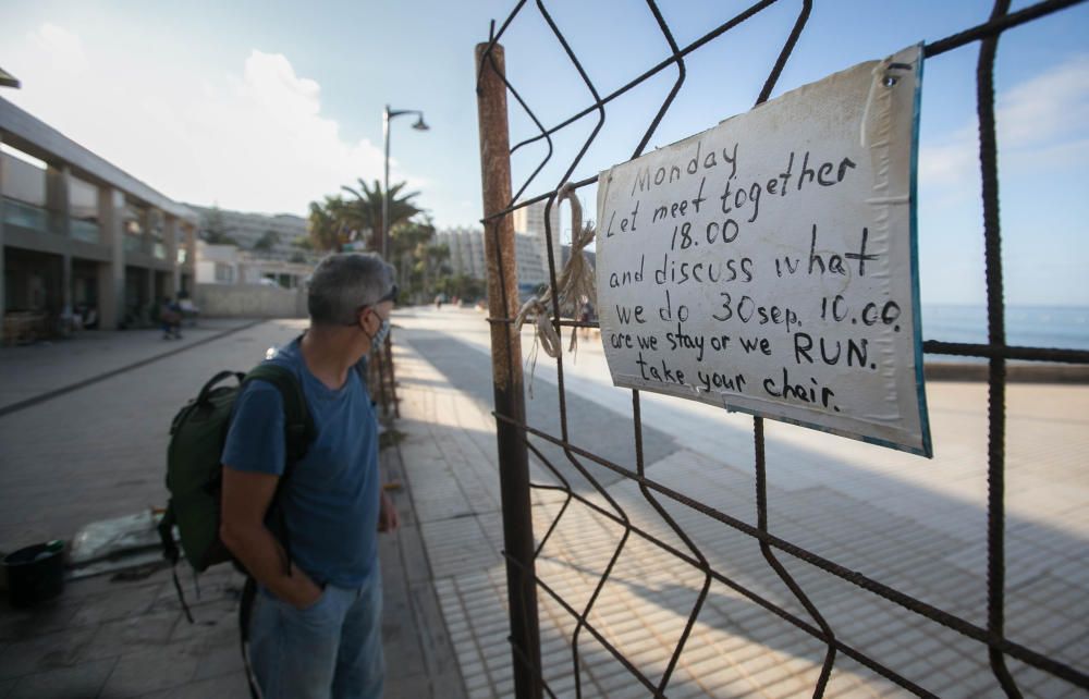 Desalojo de okupas en Los Cristianos