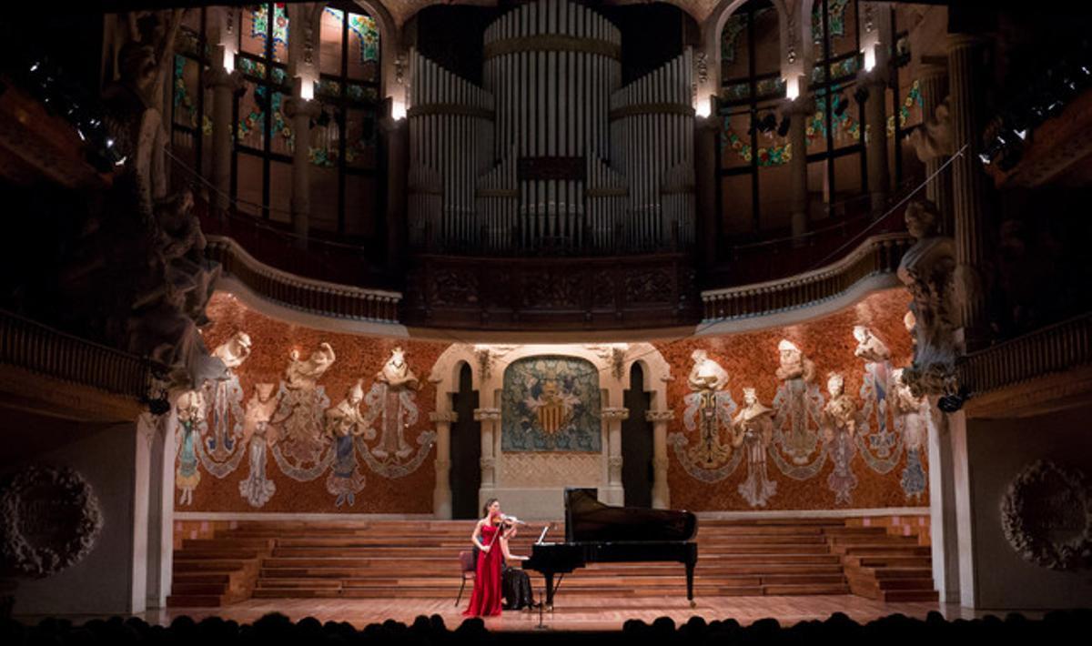 Concert de Leticia Moreno al Palau de la Música, el 22 de gener. Concert de Leticia Moreno al Palau de la Música, el 22 de gener.