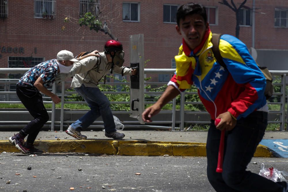 Incidentes en la marcha opositora en Venezuela