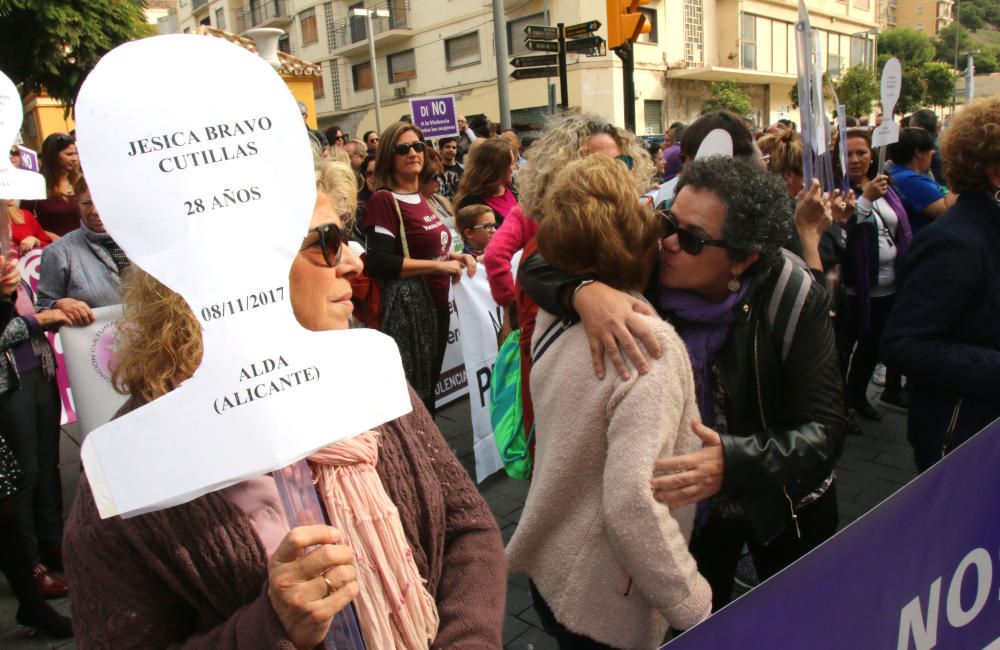 Manifestación en Málaga contra la Violencia contra las Mujeres