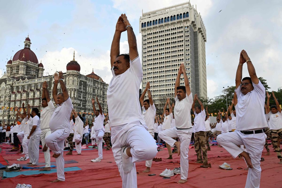 Día Internacional del Yoga en la India