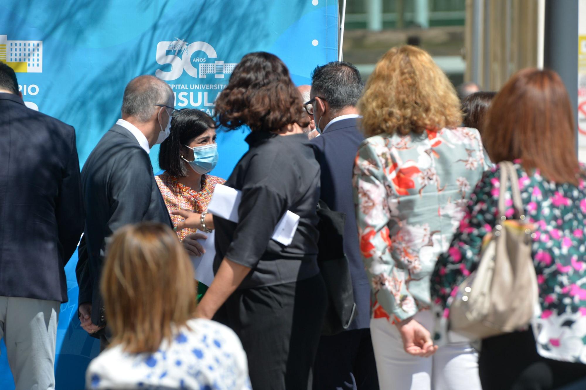 La ministra de Sanidad Carolina Darias visita el Hospital Universitario Insular de Gran Canaria