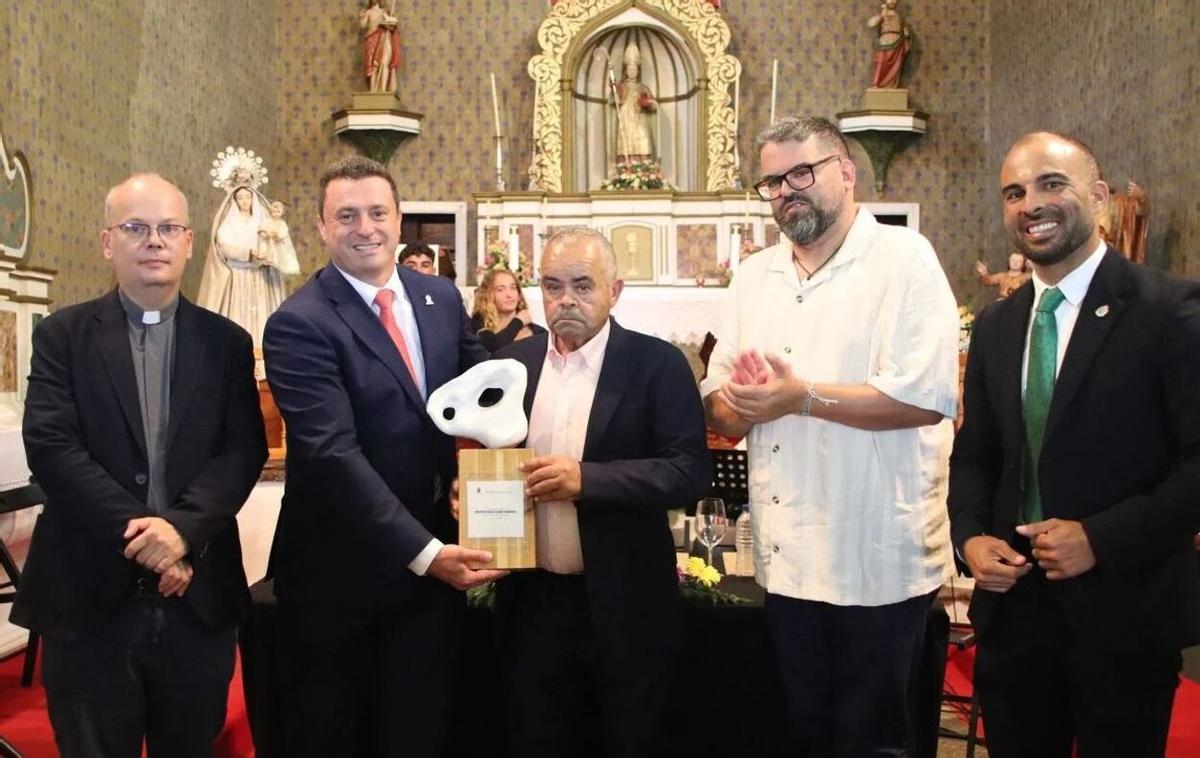 Acto del pregón de las Fiestas de San Marcial del Rubicón, en Femés, en el municipio de Yaiza, en el sur de Lanzarote