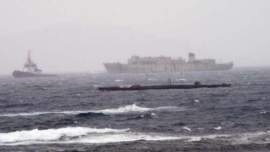 Situación del mar ayer al medidodía. // G.N.