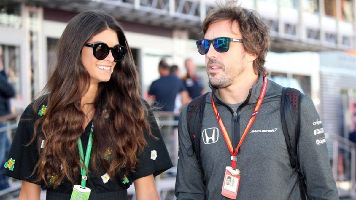 Linda Morselli es la pareja del piloto Fernando Alonso