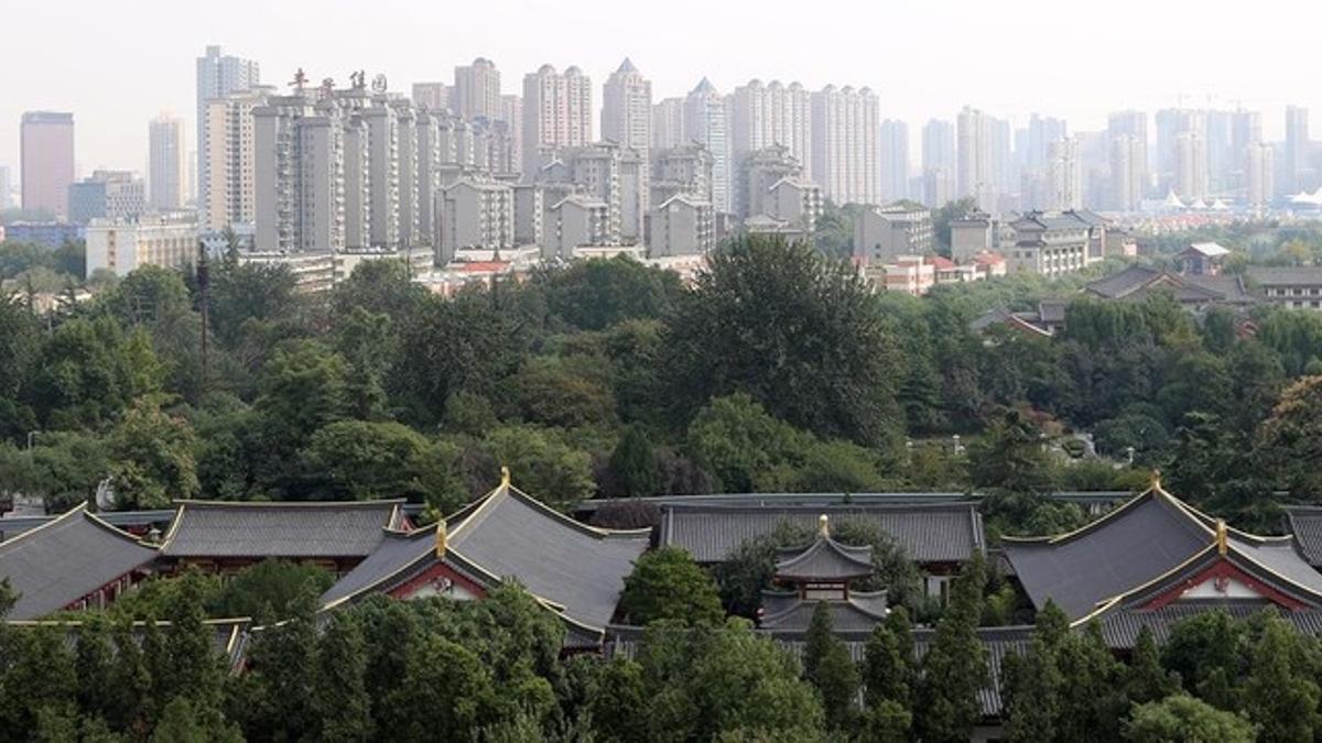 Vista de la ciudad de Xian.