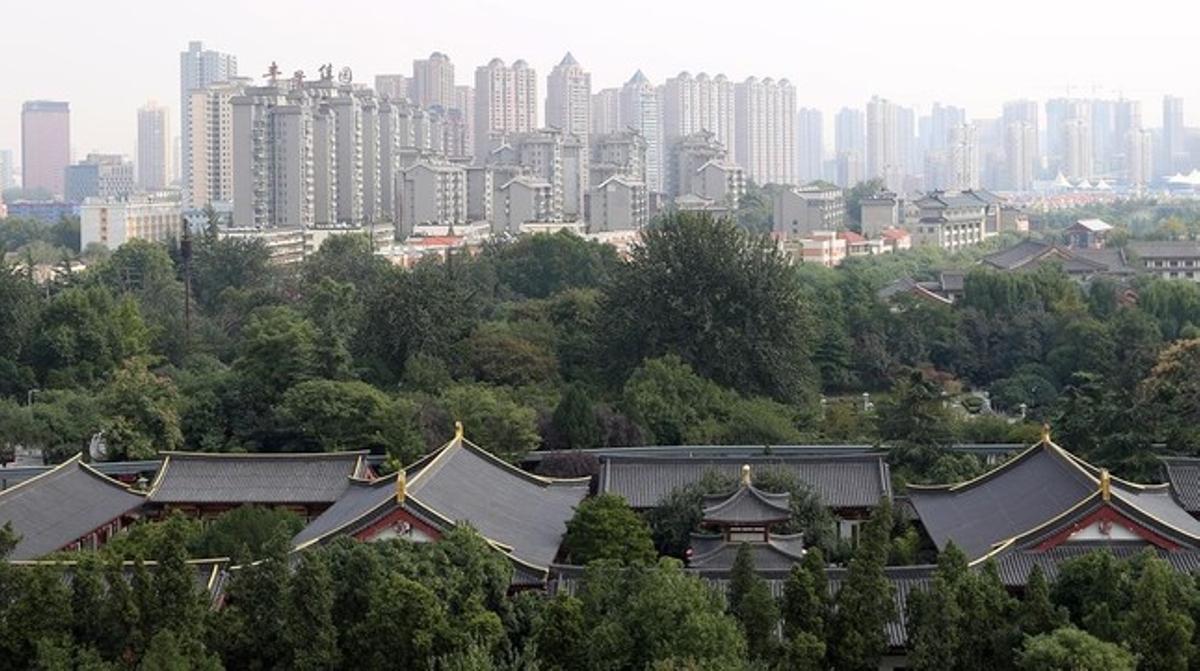 Vista de la ciudad de Xian.