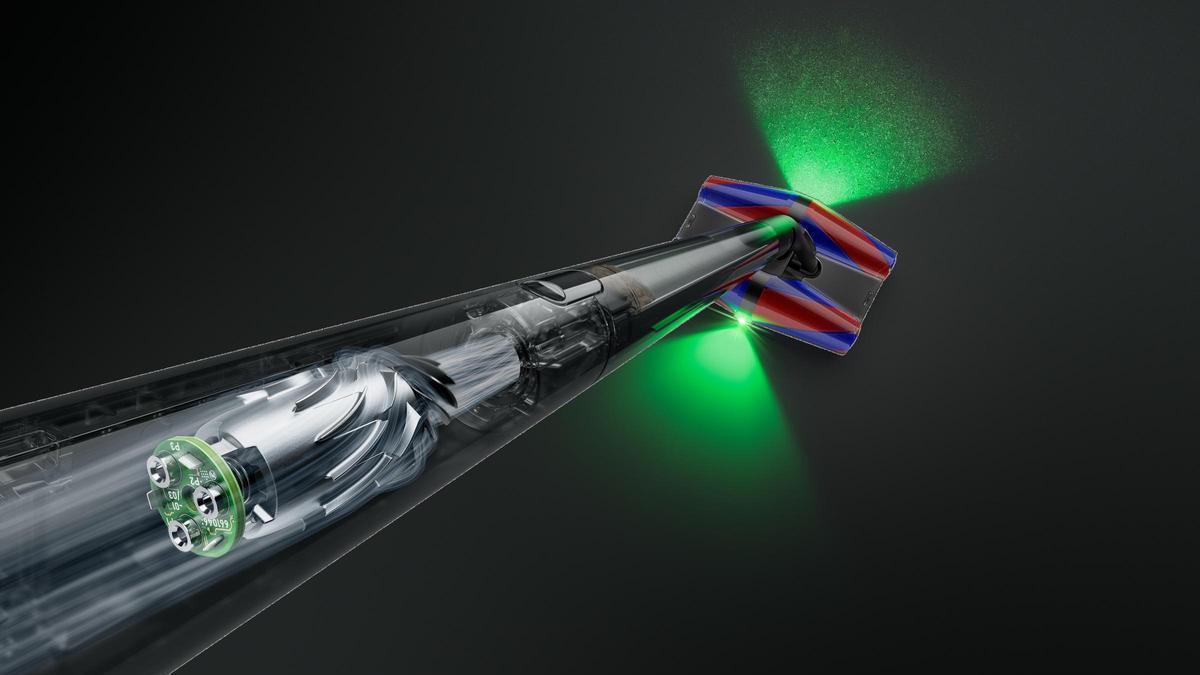Dyson PencilVac, eskiden yalnızca tozun ulaştığı yerlere uyan elektrikli süpürge
