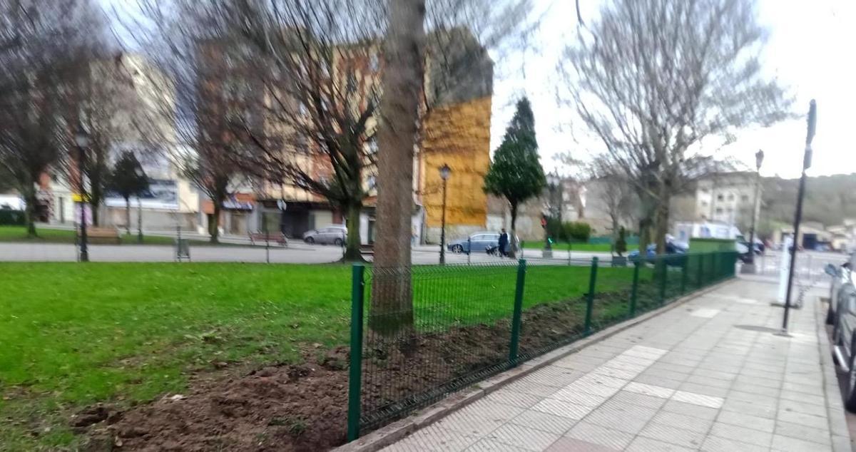 El nuevo parque canino.