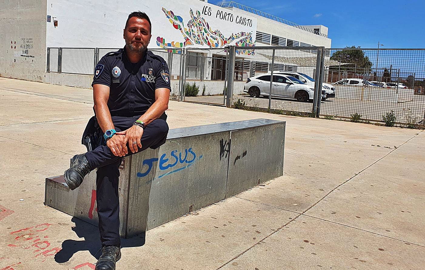 Andreu Alba es policía tutor de Portocristo (Manacor) desde hace nueve años. 