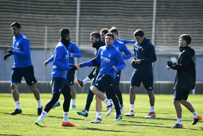 Entrenamiento del Real Zaragoza 24/2/2018