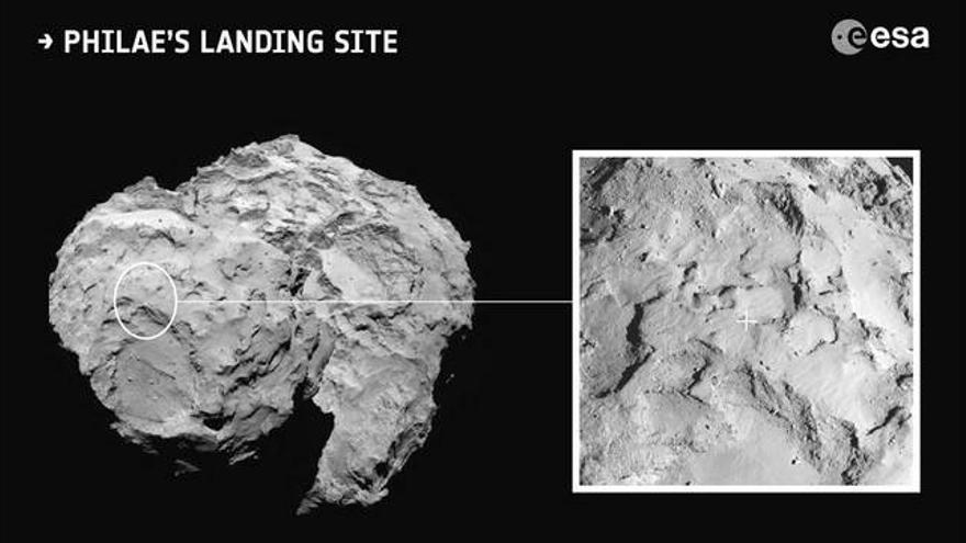 La misión &#039;Rosetta&#039; aterrizará en el lóbulo más pequeño del cometa 67P