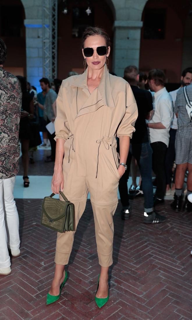 Nieves Álvarez en en el 'front row' de Juan Vidal en la pasarela Cibeles de Mercedes-Benz Fashion Week Madrid