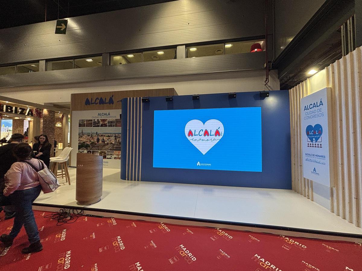 Stand de Alcalá de Henares en la Feria Internacional de Turismo (pabellón 9)