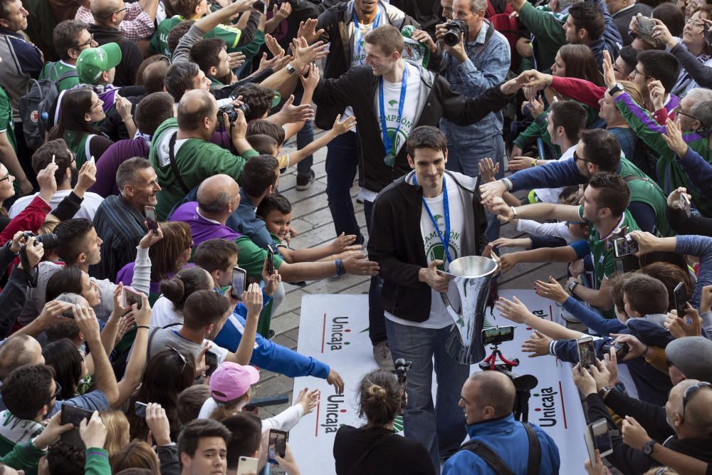 CELEBRACIONES DEL UNICAJA DE MÁLAGA TRAS ...