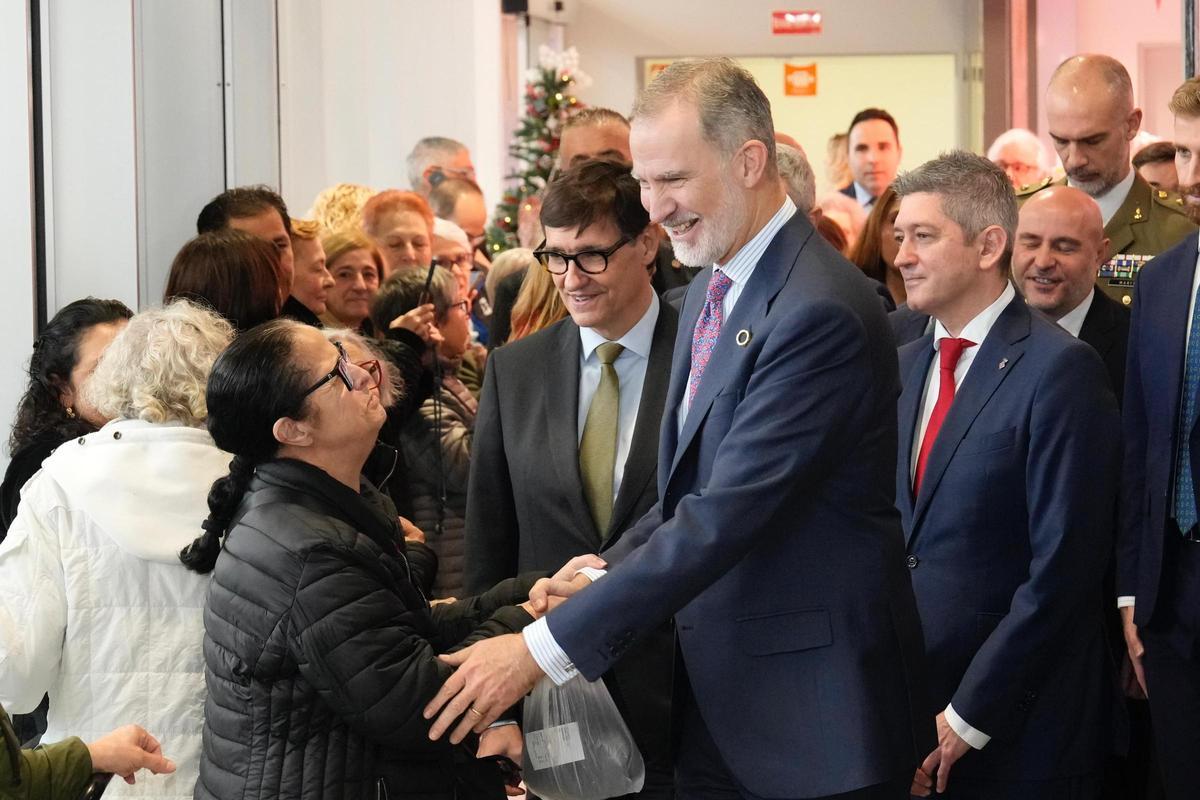 El rey Felipe VI visita LHospitalet
