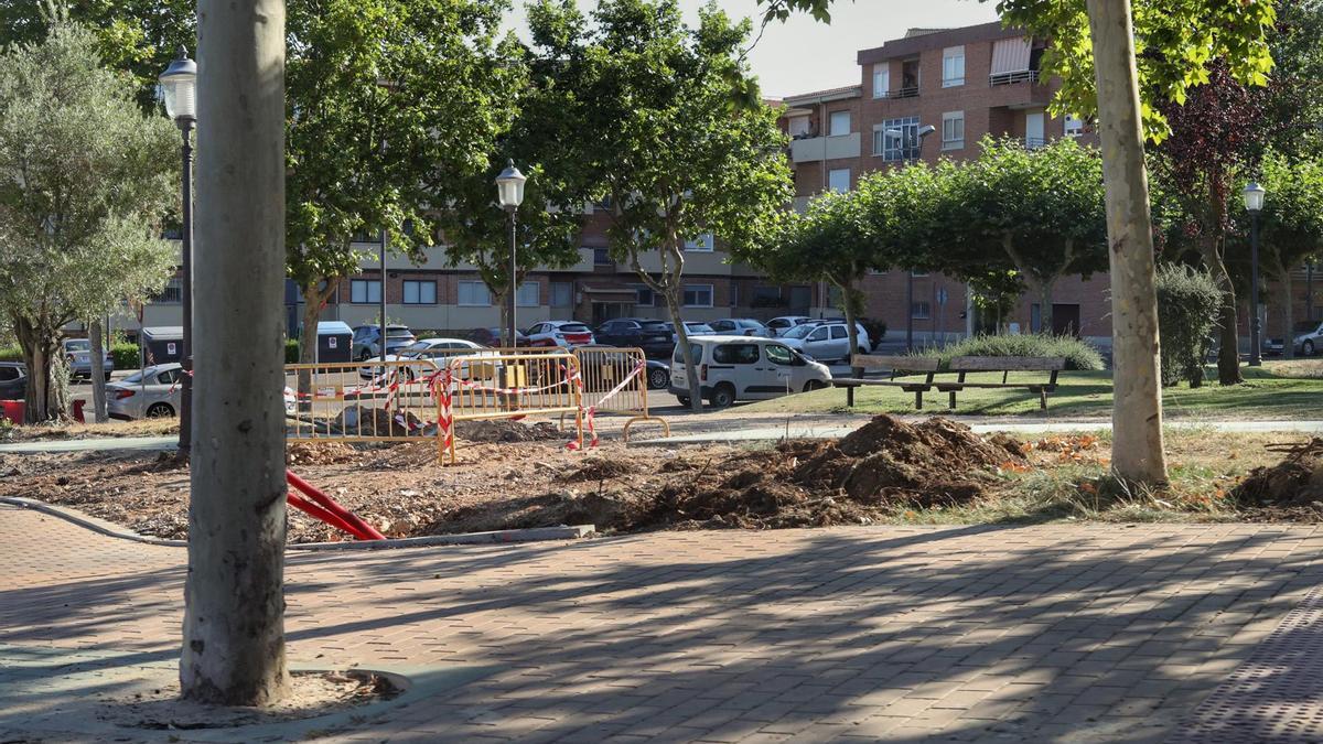 Obras de humanización: asfaltado de Cardenal Cisneros
