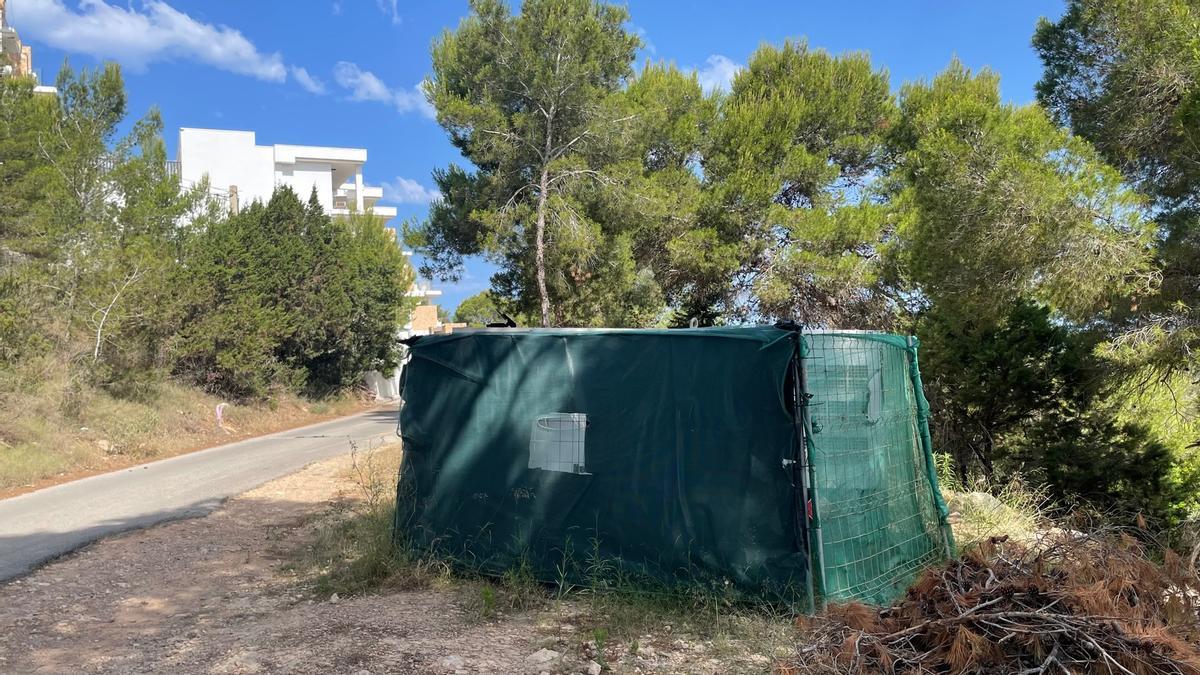 El emplazamiento inicial del generador eléctrico en la calle Esteperol.